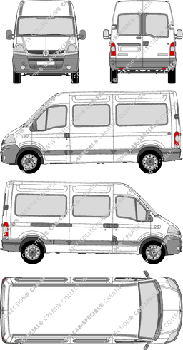 Renault Master minibus, 2004–2007 (Rena_174)