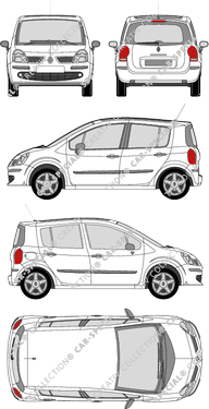 Renault Modus, station wagon, 5 Doors (2004)