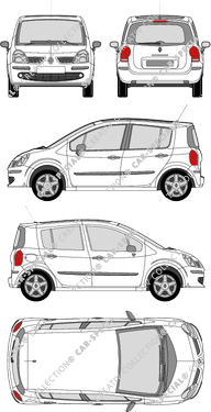 Renault Modus break, 2004–2008 (Rena_189)