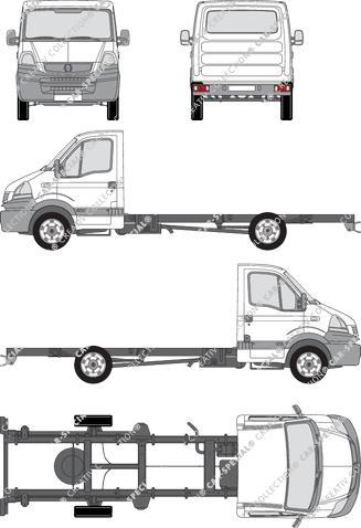 Renault Mascott Châssis pour superstructures, 2004–2010 (Rena_192)