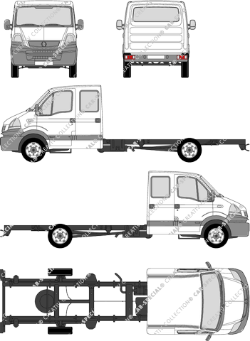 Renault Mascott, Telaio per sovrastrutture, Doppelkabine (2004)