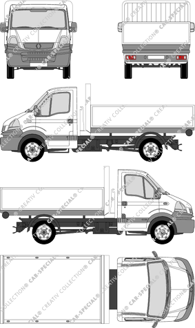 Renault Mascott skip lorryskip tipper, 2004–2010 (Rena_196)