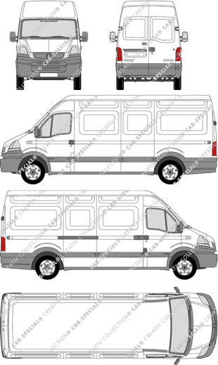 Renault Mascott, van/transporter, long (2004)