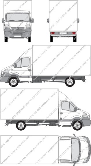 Renault Mascott gran volumen-la valija construcción, 2004–2010 (Rena_200)