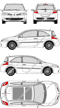 Renault Mégane Kombilimousine, 2006–2009 (Rena_207)