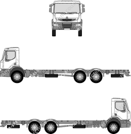 Renault Lander 2 Einstiegstufen, 2 Stufen, Sattelzugmaschine, Fahrerhaus kurz, 2 Doors (2007)