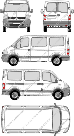 Renault Master Kleinbus, 2007–2010 (Rena_227)