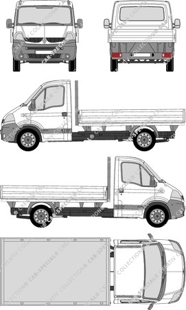 Renault Master Drei-Seiten-Kipper, 2007–2010 (Rena_235)