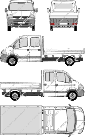 Renault Master Drei-Seiten-Kipper, 2007–2010 (Rena_236)