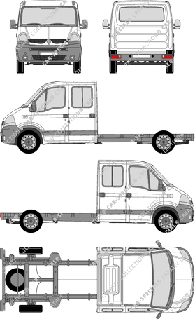 Renault Master Telaio per sovrastrutture, 2007–2010 (Rena_241)