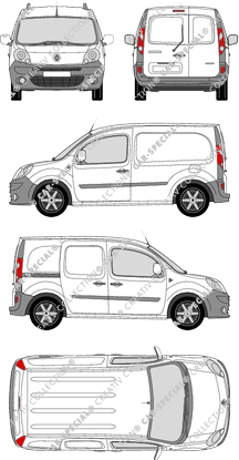 Renault Kangoo fourgon, 2008–2013 (Rena_245)