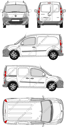 Renault Kangoo Kastenwagen, 2008–2013 (Rena_245)