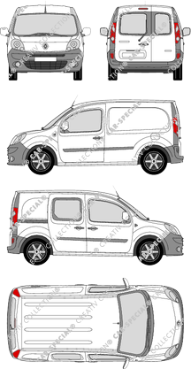Renault Kangoo van/transporter, 2008–2013 (Rena_246)