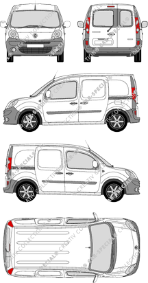 Renault Kangoo furgón, 2008–2013 (Rena_249)