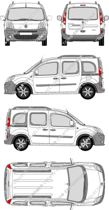 Renault Kangoo van/transporter, 2008–2013 (Rena_251)