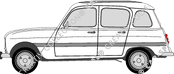 Renault R4 Kombilimousine, a partire da 1975