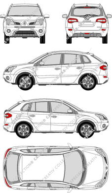 Renault Koleos combi, 2008–2011 (Rena_254)