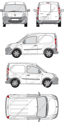 Renault Kangoo Kastenwagen, 2008–2013 (Rena_255)