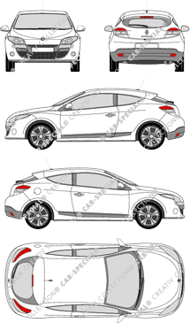 Renault Mégane Coupé, 2008–2014 (Rena_274)