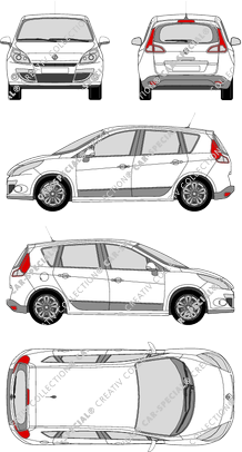 Renault Scénic, Station wagon, 5 Doors (2009)