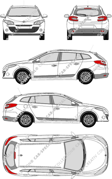 Renault Mégane break, 2009–2014 (Rena_281)