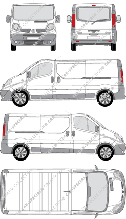 Renault Trafic fourgon, 2008–2014 (Rena_290)