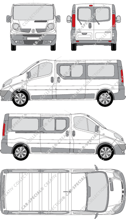 Renault Trafic Kleinbus, 2008–2014 (Rena_295)