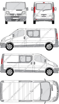 Renault Trafic Kastenwagen, 2008–2014 (Rena_305)