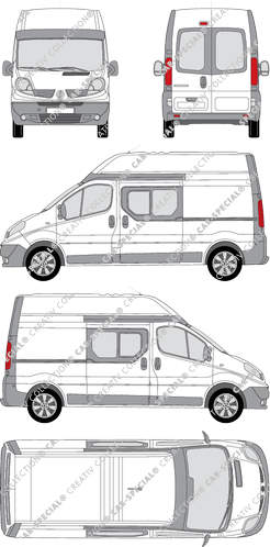 Renault Trafic fourgon, 2008–2014 (Rena_314)