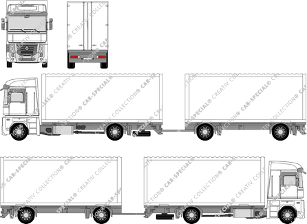 Renault Magnum Gespann, Gespann, Kastenaufbau (2009)