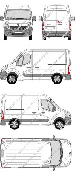 Renault Master Kastenwagen, 2010–2014 (Rena_323)