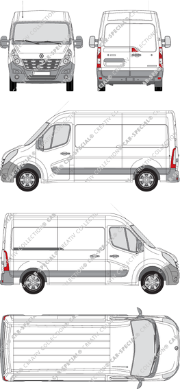 Renault Master Kastenwagen, 2010–2014 (Rena_326)