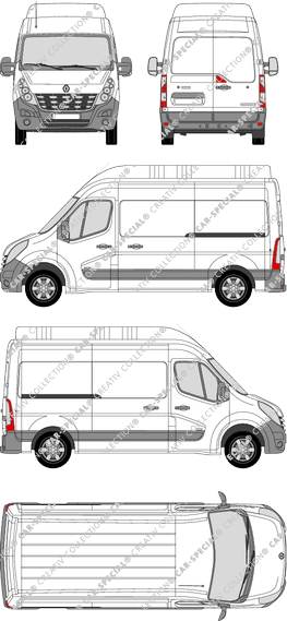 Renault Master Kastenwagen, 2010–2014 (Rena_331)