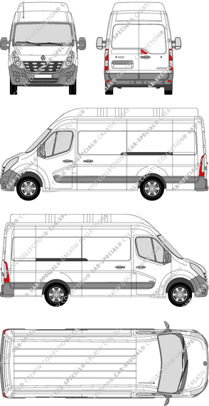 Renault Master Kastenwagen, 2010–2014 (Rena_347)