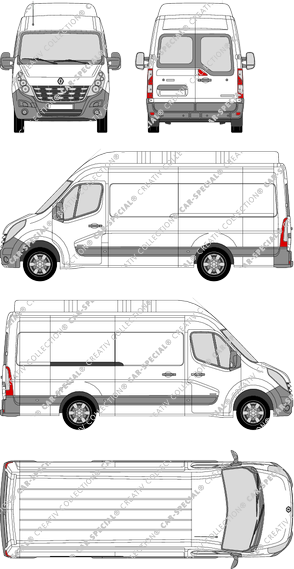 Renault Master furgón, 2010–2014 (Rena_348)