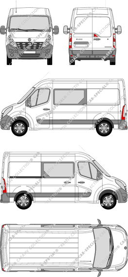 Renault Master Kastenwagen, 2010–2014 (Rena_366)