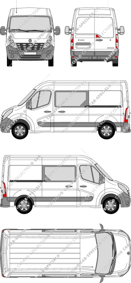 Renault Master Kastenwagen, 2010–2014 (Rena_367)