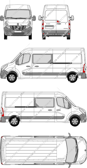 Renault Master Kastenwagen, 2010–2014 (Rena_371)