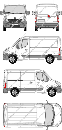 Renault Master Kastenwagen, 2010–2014 (Rena_378)