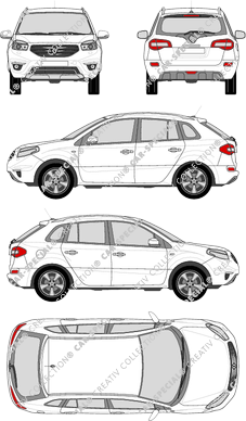 Renault Koleos Kombi, 2012–2013 (Rena_413)