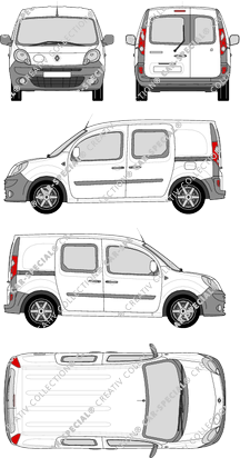 Renault Kangoo furgón, 2012–2013 (Rena_423)