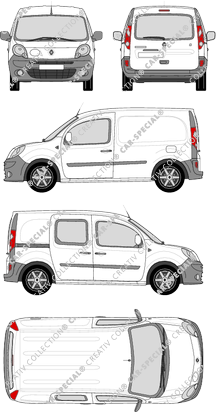 Renault Kangoo van/transporter, 2012–2013 (Rena_424)