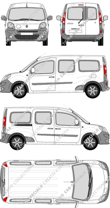 Renault Kangoo van/transporter, 2012–2013 (Rena_428)