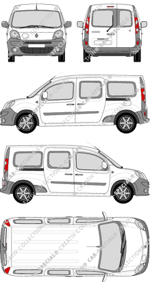Renault Kangoo van/transporter, 2012–2013 (Rena_429)