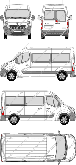 Renault Master camionnette, 2010–2014 (Rena_435)