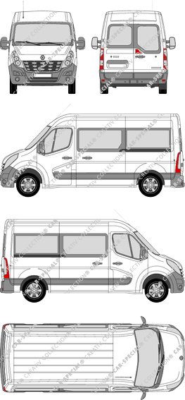 Renault Master camionnette, 2010–2014 (Rena_436)