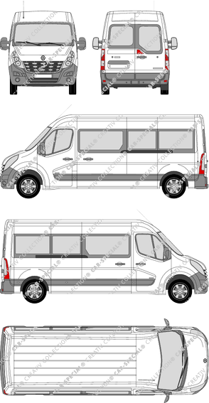 Renault Master Kleinbus, 2010–2014 (Rena_438)