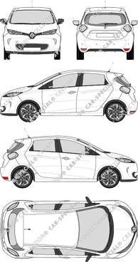 Renault ZOE Kombilimousine, 2013–2019 (Rena_439)