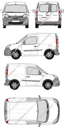 Renault Kangoo Rapid, Rapid Compact, fourgon, Heck verglast, Rear Wing Doors (2013)