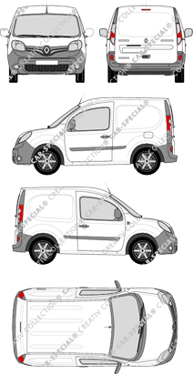 Renault Kangoo Rapid, Rapid Compact, furgone, Rear Flap (2013)